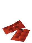 Silikomart - Silikoneform Halvkugle 5 Stk. &Oslash;80 H40 - Koogikese- ja muffinivormid - FOR 5PCS