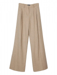 Lexington Clothing - Tailored Wool Blend Wide Pants - Chino-p&uuml;ksid - L