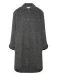 Monki - Knee-Length Single-Breasted Coat - Villased mantlid - XXL