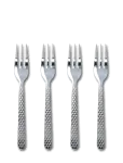Lyngby Porcel&aelig;n - Rhombe Cake Fork Steel 4 Pcs. - Kahvlid - 2 CM