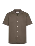 Lindbergh - Solid Dobby Cotton Shirt S/S - L&uuml;hikeste varrukatega s&auml;rgid - S