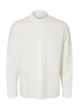 Selected - Slmregclay Linenblend Ls Shirt Band Noos - Linased s&auml;rgid - XXL