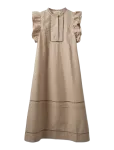 Sofie Schnoor - Otaniasw Frill Cotton Dress - Suvekleidid - 34