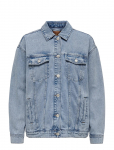 ONLY - Onlocean L/S Oversize Jkt Dnm Noos - L&uuml;hikesed teksap&uuml;ksid - XS