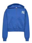 Sporty & Rich - Yankees Serif Cropped Zip Hoodie - Kapuutsiga pusad - S