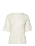 Pieces - Pclelou Ss O-Neck Knit Noos Bc - Džemprid - XS