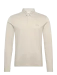 Calvin Klein - Ls Slim Supima Logo Patch Polo - Pikkade varrukatega - XXL