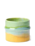 K&auml;hler - Poppery Mug 27 Cl Apple Green/Mint/Yellow - Kohvitassid - 27 CL