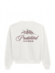 Prohibited - Pb Leaf Crew Neck Off-White - Dressipluusid - XXL