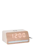 KARLSSON - Alarm Clock Retro W. Light Led White Wash Veneer - &Auml;ratuskellad - H 7.5CM