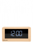 KARLSSON - Table Clock Boxed Led Light Wood Veneer - Kamina- ja lauakellad - H 12.5CM