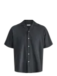 Jack & Jones - Jjebreeze Linen Blend Resort Shirt Ss Sn - Vabaaja s&auml;rgid - L