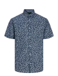 Jack & Jones - Jprblasummer Linen Bl. Print Ss Shirt Ln - L&uuml;hikeste varrukatega s&auml;rgid - L