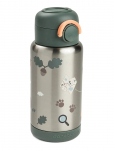 Done By Deer - Insulated Straw Bottle Tiny Trails Green 340 Ml - Nokaga tasssid - &Oslash; 7.5X 19CM