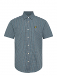 Lyle & Scott - Fine Check Short Sleeve Shirt - Vabaaja s&auml;rgid - S