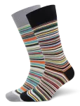 PS Paul Smith - Men Sock 2 Pack Signtr - Tavalised sokid - ONE SIZE