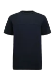 Tom Tailor - Structured Cutline T-Shirt - L&uuml;hikeste varrukatega - M