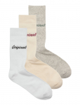 Jack & Jones - Jacnorrebro Tennis Socks 3 Pack - Tavalised sokid - ONE SIZE