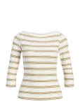JJXX - Jxfifi Str 3/4 Striped Boatneck Top Jrs - Pikkade varrukatega - XS