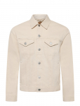 American Eagle - Ecru Classic Denim Trucker Jacket - Voodrita teksatagid - S