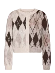 NOISY MAY - Nmbless L/S Argyle Knit Cardigan - Kardiganid - M