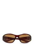 Weekday - Wrap-Around Sunglasses - D-raamiga Wayfarer p&auml;ikeseprillid - ONE SIZE