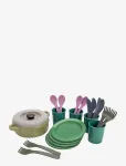 Dantoy - Green Bean Dinner Set In Net 22 Pcs - M&auml;nguk&ouml;&ouml;gi tarvikud - ONE SIZE