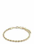 Pilgrim - Pam Robe Chain Bracelet Gold-Plated - K&auml;eketid - ONE SIZE