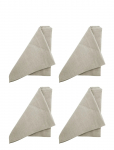 Au Maison - Serviet-H&oslash;r Basic-Vasket (S&aelig;t Med 4) - Riidest salvr&auml;tikud - 42X42CM