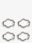 Sagaform - Anna Napkinring 4-Pack - Salvr&auml;tikur&otilde;ngad ja -hoidjad - ONE SIZE