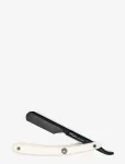 Parker - Parker Ptwba - White Abs Handle Push Type Black Blade Holder Barber/Straight Razor - Pardlid - ONE SIZE