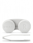 SWATI Cosmetics - Lens Case & Tweezers - Makeup Tools - 2 pcs