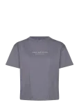 Aim&acute;n - Serif Boxy T-Shirt - L&uuml;hikeste varrukatega - S