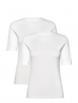 URBAN QUEST - 2-Pack Women Bamboo Shortsleeved T-Shirt Slim Fit - L&uuml;hikeste varrukatega - XL
