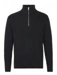 Lindbergh - Half Zip Rib Knit - Poolpika lukuga džemprid - M