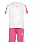 Adidas Sportswear - Lk 3S T-Set 160 - Komplektid l&uuml;hikeste varrukatega T-s&auml;rgiga - 128
