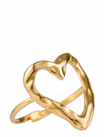 By Jolima - Open Heart Ring Steel - V&otilde;tmehoidjad - ONE SIZE