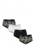 Pieces - Pclogo Lady 4 Pack Aop/Solid Noos Bc - Alusp&uuml;ksid - XL