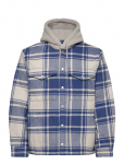 VANS - Piedmont Hooded Plaid Shacket - Vabaaja spordijakid - XXL