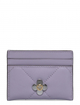 Tory Burch - Kira Clover Diamond Quilt Card Case - Rahakotid - ONE SIZE