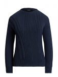 Lauren Ralph Lauren - Pointelle-Knit Cotton Crewneck Sweater - Džemprid - XL