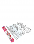 MierEdu - Giant Colouring Scroll - Princess - V&auml;rvimis- ja meisterdamisraamatud - ONE SIZE
