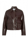 Vila - Vijenora L/S Zip Short Jacket - Nahk - 36