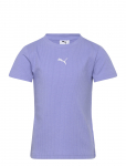PUMA - Ess Elevated Rib Slim Tee G - Sporditopid - 140