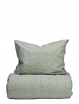 Noble House - B&auml;ddset Recycled Grs L.gr&ouml;n, 2-Del - Voodipesukomplektid - 150X210CM;50X60CM