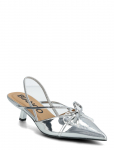 Bianco - Biakristin Kitten Heel Bow Slingback Faux Leather - Kontsaga slingback-kingad - 38