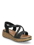 Rieker - Rieker Ladies' Sandals V1762-00 Black - Platvormsandaalid - 38