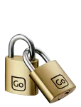 Go Travel - Brass Padlocks Twin Packs - Reisitarvikud - ONE SIZE