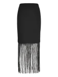 Gina Tricot - Fringe Skirt - P&otilde;lveni ja midiseelikud - S