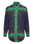 Lauren Ralph Lauren - Relaxed Fit Belting & Polka-Dot Shirt - Pikkade varrukatega - M